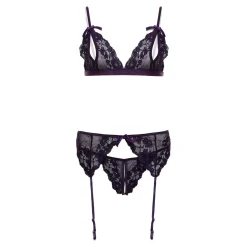 Christine - Axelle Ensemble 3p - Entrejambe & Cups Violet
