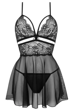 Christine - Babydoll Pandora - Noir
