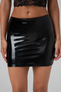 Christine - Black Love Mini-jupe - noir
