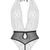 Christine - Body en dentelle "Dina" - Noir