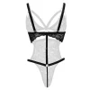 Christine - Body exclusif à l’entrejambe ouvert Giselle - Noir
