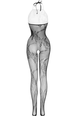 Christine - Catsuit avec entrejambe ouvert - Noir