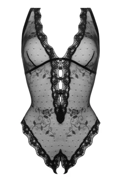 Christine - Crotchless Body Kim - Noir