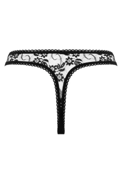 Christine - Culotte Fendue Tara - Noir