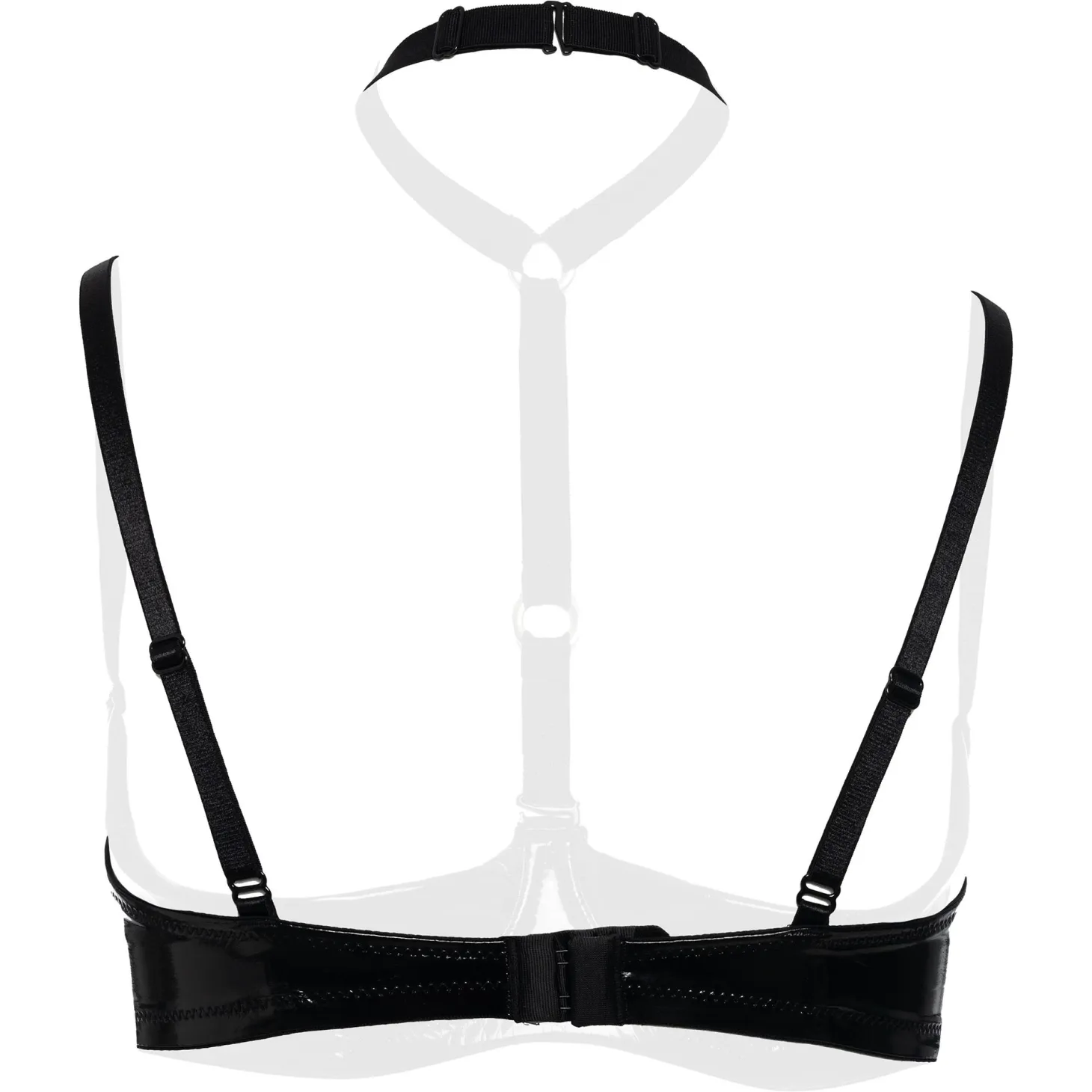 Christine - Dark Desire Soutien-gorge avec bonnets 1/4 - noir