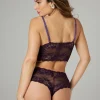 Christine - Ensemble de brassière en dentelle Valérie - Violet