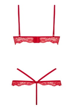 Christine - Ensemble en dentelle Marinka - rouge