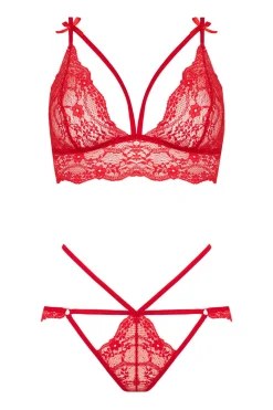 Christine - Ensemble en dentelle Marinka - rouge