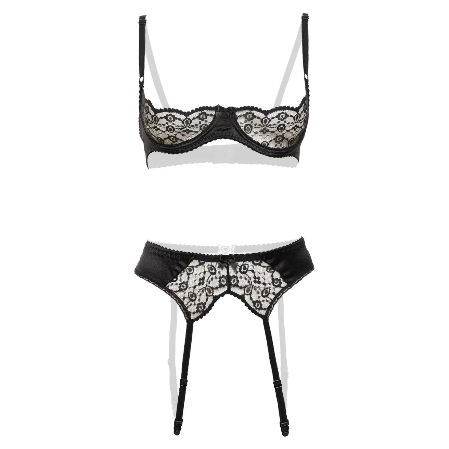Christine - Ensemble soutien-gorge 3 pièces Gush - Noir