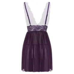 Christine - Nuisette & String Lieve - violet