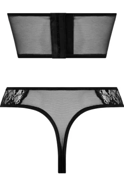Christine - Tiara Mi-corset et string