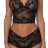 Christine - Valerie Bralette Set - noir