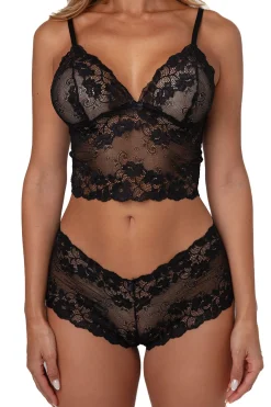 Christine - Valerie Bralette Set - noir
