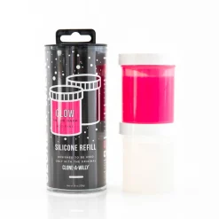 Clone-A-Willy - Refill Glow in the Dark Hot Pink Silicone