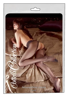 Collants ouverts à l'entrejambe noirs