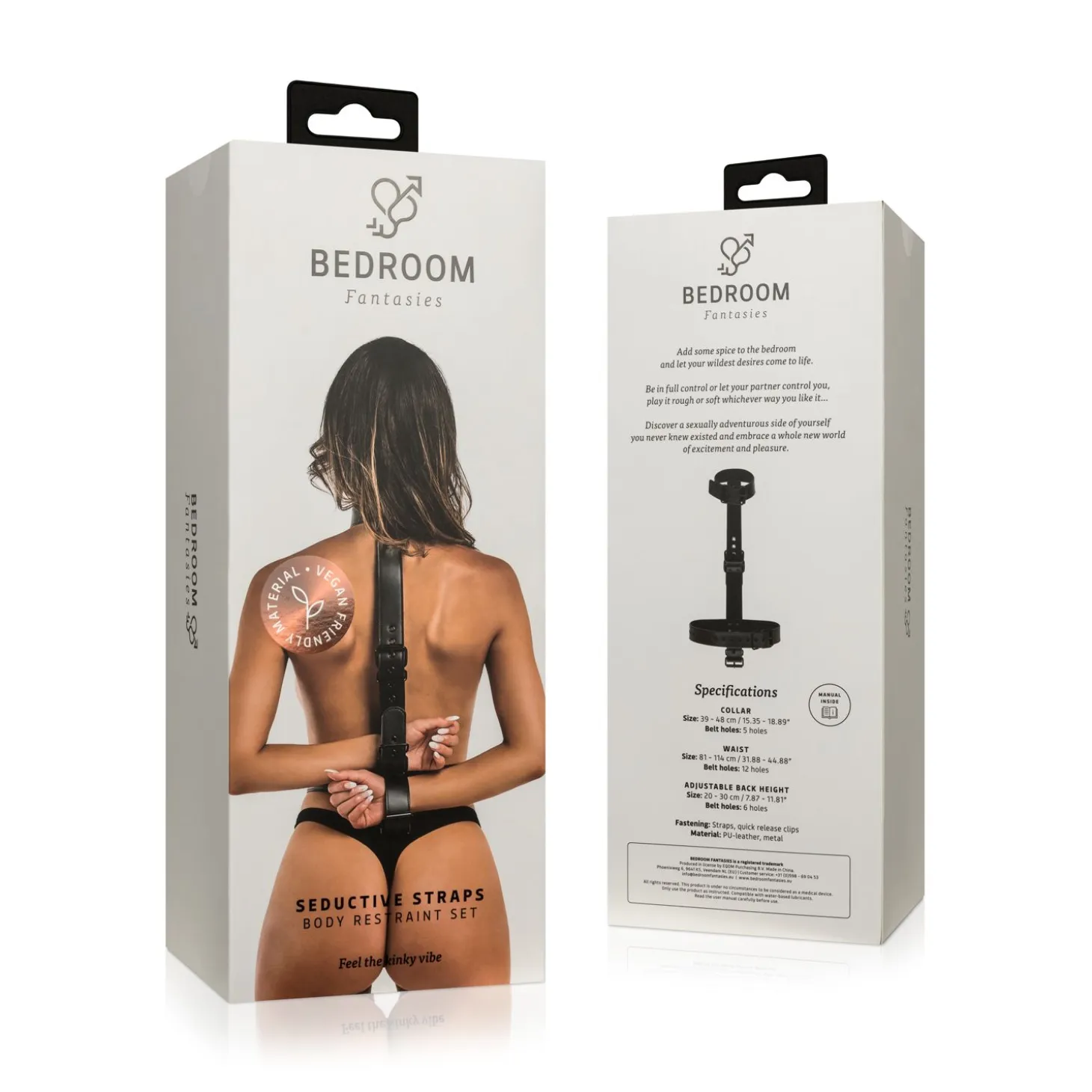 Collier avec menottes de poignet Body Restraint Set