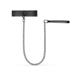Collier en Similicuir et Chaîne