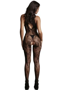 Combinaison noire en dentelle