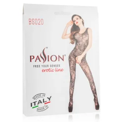 Combinaison-pantalon avec ouverture d’entrejambe en résille Noir.