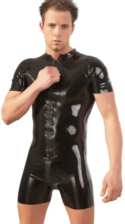 Combishort en latex pour hommes