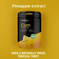 CoolMann - Cum Complément Alimentaire - Ananas 60 pcs
