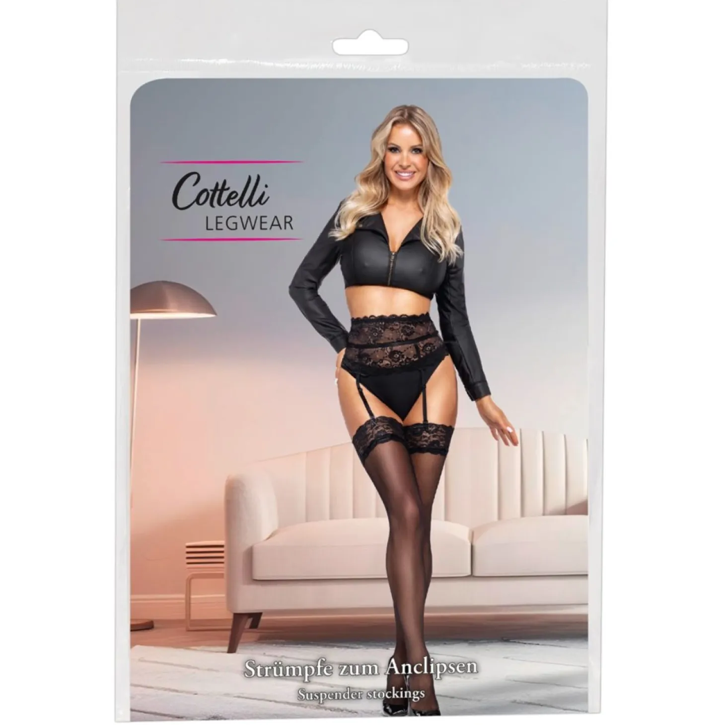 Cottelli Collection – Bas Jarretelles – Noir