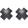 Cottelli Collection – Bijou de Tétons Croix – Noir
