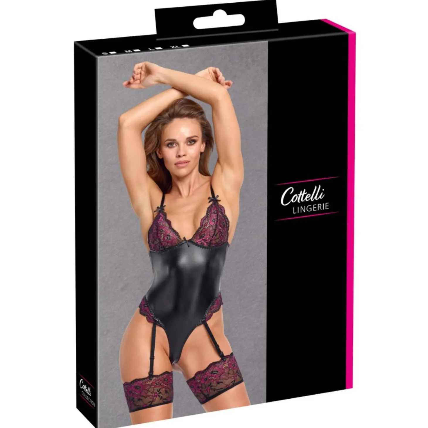 Cottelli Collection – Body Jarretelles – Noir