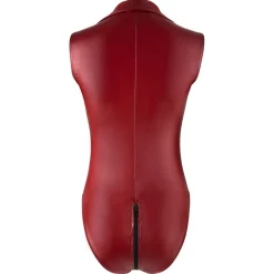 Cottelli Collection - Body wetlook avec entrejambe ouverte