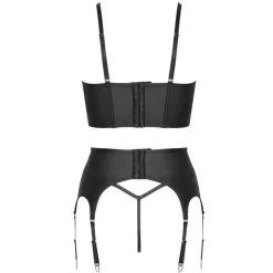 Cottelli Collection – Ensemble Avec Fermeture Strass – Noir