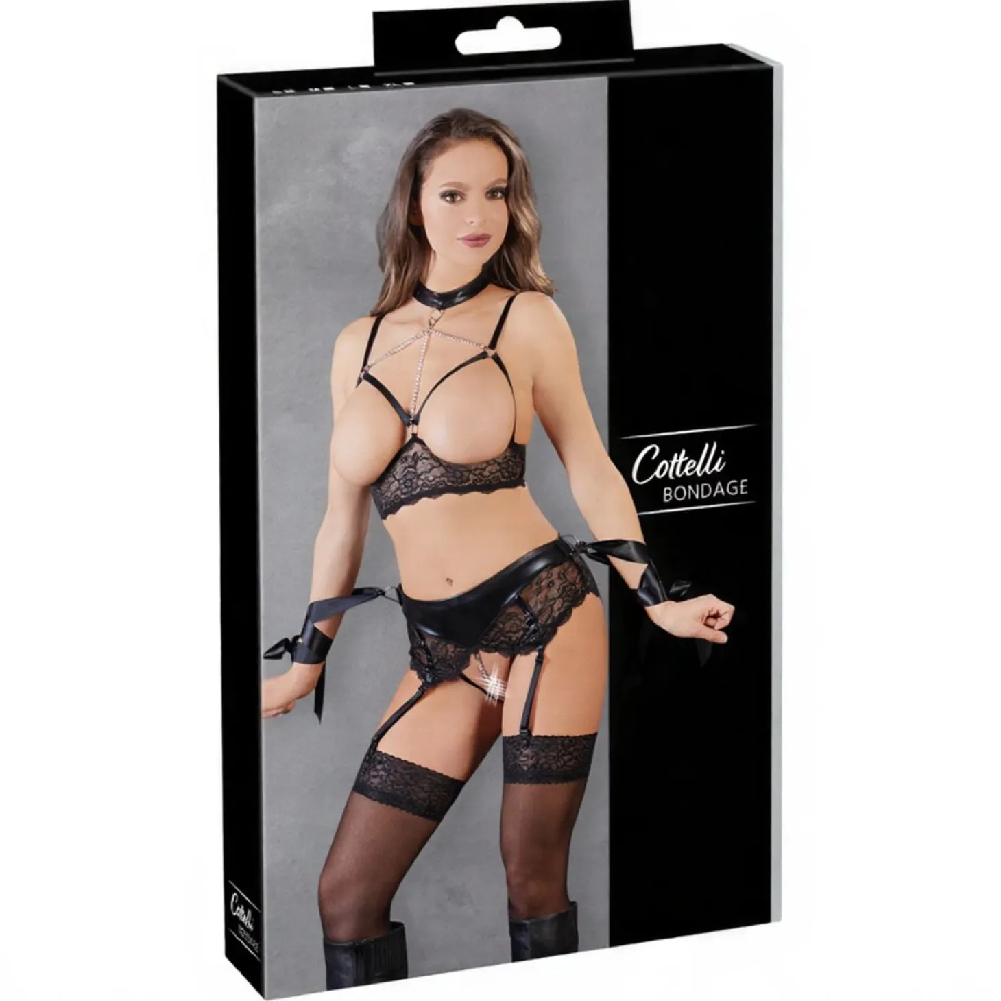 Cottelli Collection - Ensemble soutien-gorge de bondage