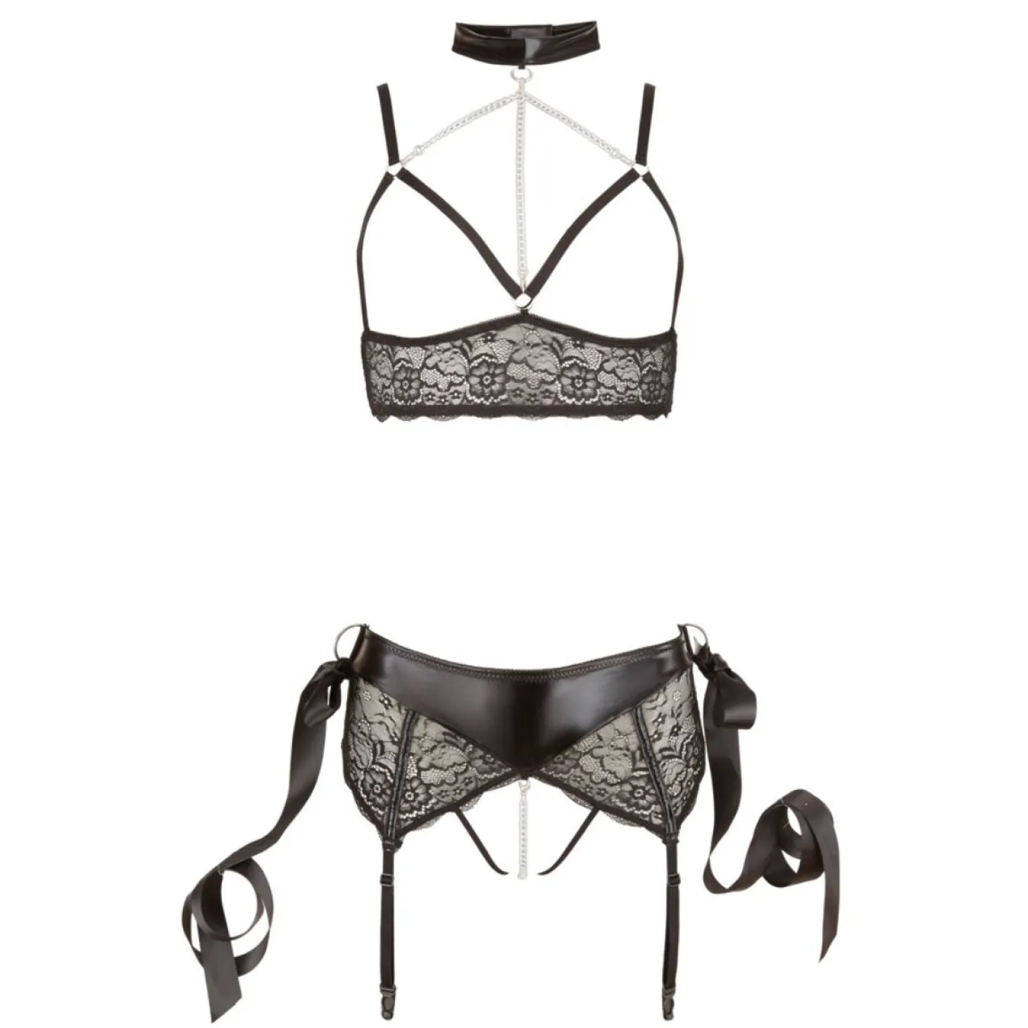 Cottelli Collection - Ensemble soutien-gorge de bondage