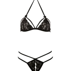 Cottelli Collection - Ensemble en dentelle - Noir