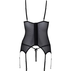 Cottelli Collection - Ensemble de Lingerie Open Cup - Noir