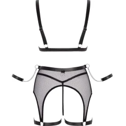 Cottelli Collection - Ensemble de Lingerie Bondage - Noir