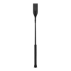 Cravache courte en simili-cuir - Noir