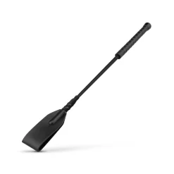 Cravache courte en simili-cuir - Noir