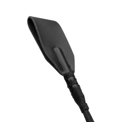 Cravache courte en simili-cuir - Noir