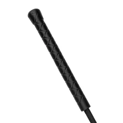 Cravache courte en simili-cuir - Noir