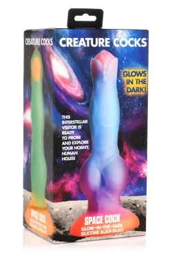 Creature Cocks - Dildo Alien en Silicone qui Brille dans le Noir