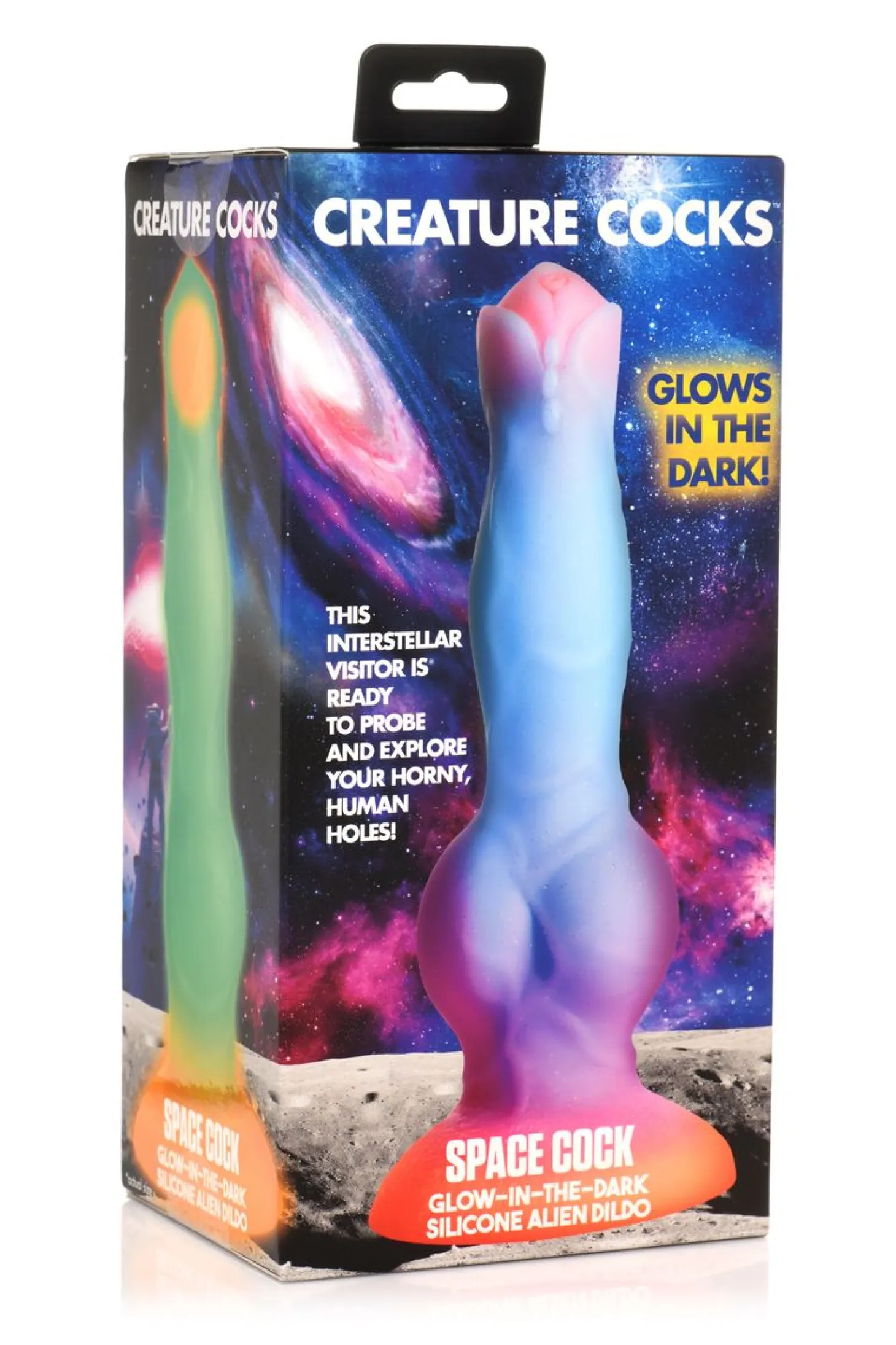 Creature Cocks - Dildo Alien en Silicone qui Brille dans le Noir
