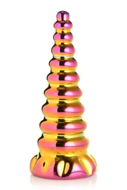 Creature Cocks - Dildo en Verre Arc-en-ciel Crépusculaire