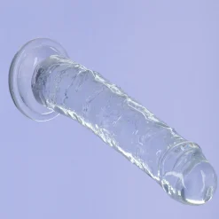 Crystal Addition - Dildo Réaliste Transparent - 20 cm