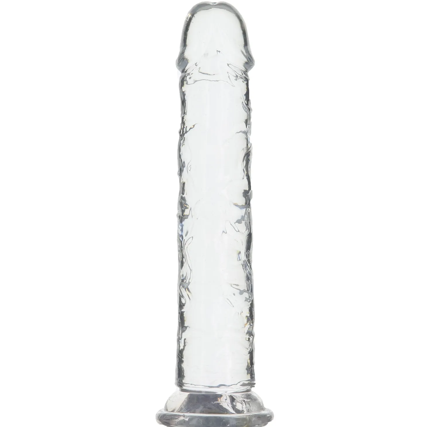 Crystal Addition - Dildo Réaliste Transparent - 20 cm