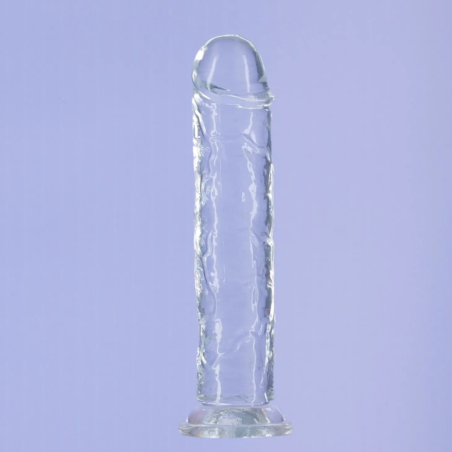 Crystal Addition - Dildo Réaliste Transparent - 20 cm