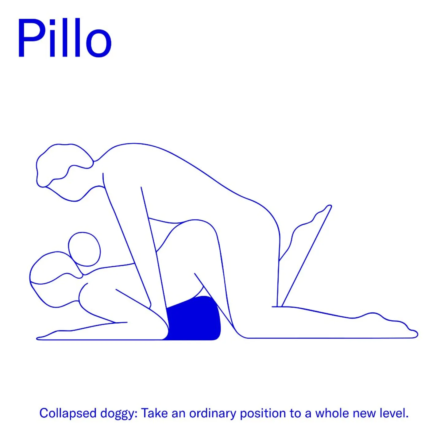 Dame - Coussin de Sexe Pillo - Indigo