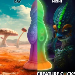 Dildo Alien Luminescent dans le Noir