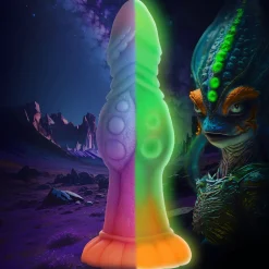 Dildo Alien Luminescent dans le Noir