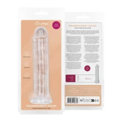 Dildo en gel sans testicules - 16 cm