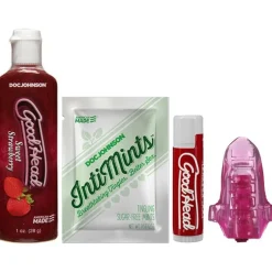 Doc Johnson - GoodHead Lick It Kit - Fraise